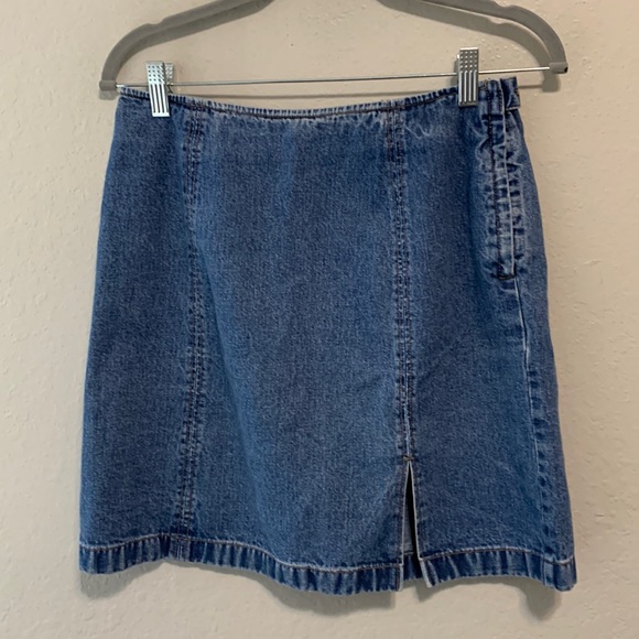 Front Slit Vintage Skirt